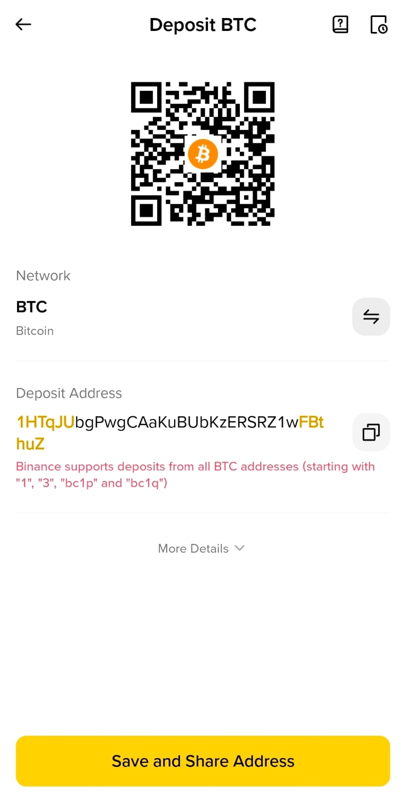 BTC QR Code
